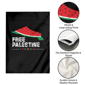 Free Palestine Garden Flag Watermelon Map TS10 Print Your Wear