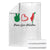 Peace Love Palestine Throw Blanket Gaza Palestinian Flag TS10 White Print Your Wear