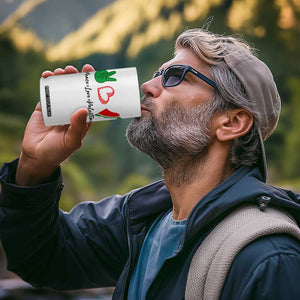 Peace Love Palestine 4 in 1 Can Cooler Tumbler Gaza Palestinian Flag TS10 Print Your Wear