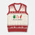 Peace Love Palestine V-Neck Knit Sweater Vest Gaza Palestinian Flag TS10 Beige Red Print Your Wear