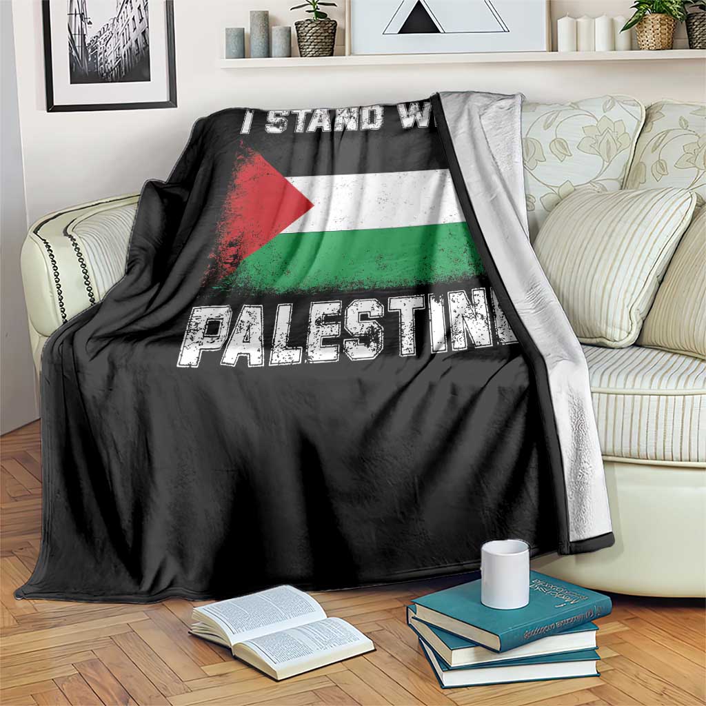 Stand With Palestine Throw Blanket Gaza Palestinian Flag TS10 Print Your Wear