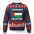 Stand With Palestine Ugly Christmas Sweater Gaza Palestinian Flag TS10 Navy Red Print Your Wear