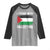 Stand With Palestine Raglan Shirt Gaza Palestinian Flag TS10 Sport Gray Black Print Your Wear