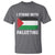 Stand With Palestine T Shirt Gaza Palestinian Flag TS10 Charcoal Print Your Wear