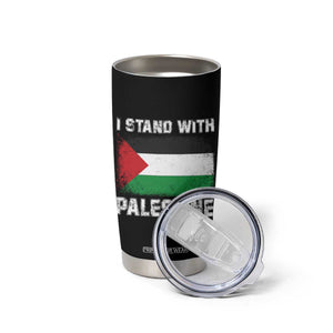 Stand With Palestine Tumbler Cup Gaza Palestinian Flag TS10 Print Your Wear
