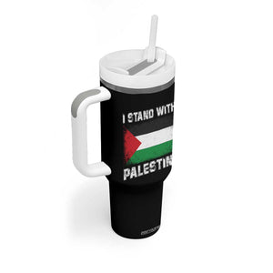 Stand With Palestine Tumbler With Handle Gaza Palestinian Flag TS10 Print Your Wear