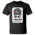 Stand With Palestine T Shirt Messy Bun Gaza Palestinian Flag TS10 Black Print Your Wear