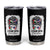 Stand With Palestine Tumbler Cup Messy Bun Gaza Palestinian Flag TS10 Black Print Your Wear