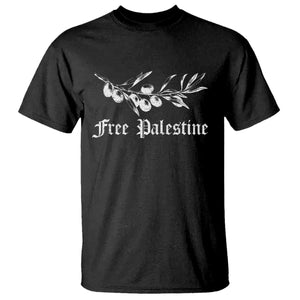 Free Palestine T Shirt Palestinian Olives Fruits TS10 Black Print Your Wear