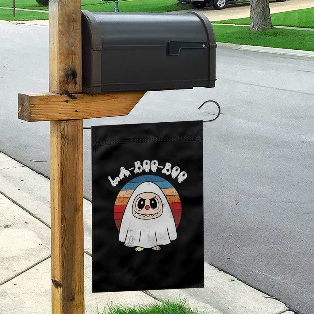 Cute Ghost Halloween Costume Garden Flag Retro Spooky Trending Cartoon La Boo Boo TS10 Print Your Wear