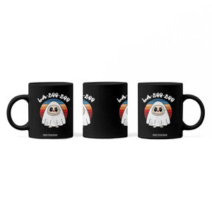 Cute Ghost Halloween Costume Coffee Mug Retro Spooky Trending Cartoon La Boo Boo TS10 Print Your Wear