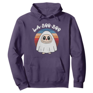 Cute Ghost Halloween Costume Hoodie Retro Spooky Trending Cartoon La Boo Boo TS10 Purple Print Your Wear