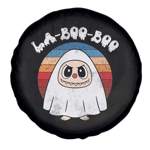 Cute Ghost Halloween Costume Spare Tire Cover Retro Spooky Trending Cartoon La Boo Boo TS10 Print Your Wear