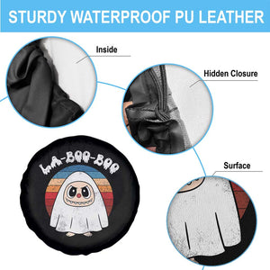 Cute Ghost Halloween Costume Spare Tire Cover Retro Spooky Trending Cartoon La Boo Boo TS10 Print Your Wear
