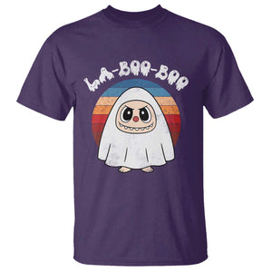 Cute Ghost Halloween Costume T Shirt Retro Spooky Trending Cartoon La Boo Boo TS10 Purple Print Your Wear