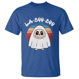 Cute Ghost Halloween Costume T Shirt Retro Spooky Trending Cartoon La Boo Boo TS10 Royal Blue Print Your Wear