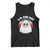 Cute Ghost Halloween Costume Tank Top Retro Spooky Trending Cartoon La Boo Boo TS10 Black Print Your Wear