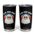 Cute Ghost Halloween Costume Tumbler Cup Retro Spooky Trending Cartoon La Boo Boo TS10 Black Print Your Wear