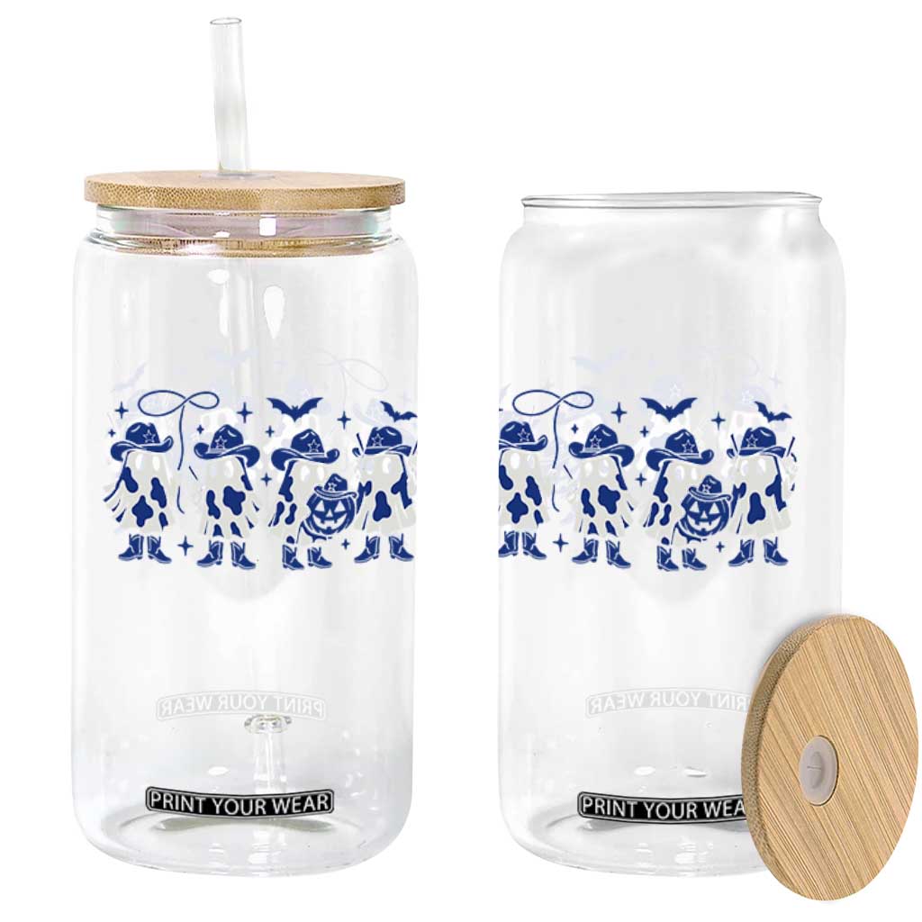 Dallas Ghost Halloween Glass Can Retro Halloween Costume Cowboy Fan TS10 Print Your Wear