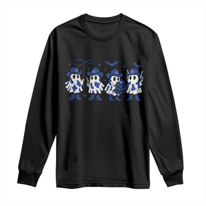 Dallas Ghost Halloween Long Sleeve Shirt Retro Halloween Costume Cowboy Fan TS10 Black Print Your Wear