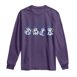 Dallas Ghost Halloween Long Sleeve Shirt Retro Halloween Costume Cowboy Fan TS10 Purple Print Your Wear