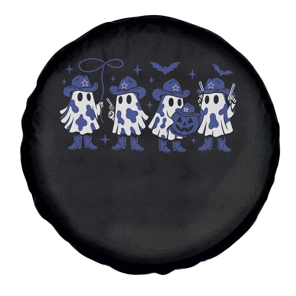 Ghost Halloween Spare Tire Cover Retro Halloween Costume Cowboy Fan TS10 Print Your Wear