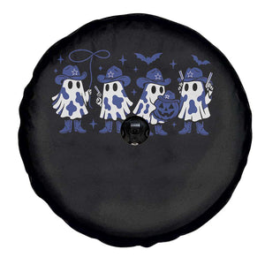 Ghost Halloween Spare Tire Cover Retro Halloween Costume Cowboy Fan TS10 Print Your Wear