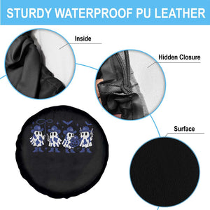 Ghost Halloween Spare Tire Cover Retro Halloween Costume Cowboy Fan TS10 Print Your Wear