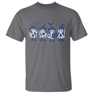 Dallas Ghost Halloween T Shirt Retro Halloween Costume Cowboy Fan TS10 Charcoal Print Your Wear
