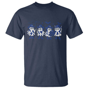 Dallas Ghost Halloween T Shirt Retro Halloween Costume Cowboy Fan TS10 Navy Print Your Wear