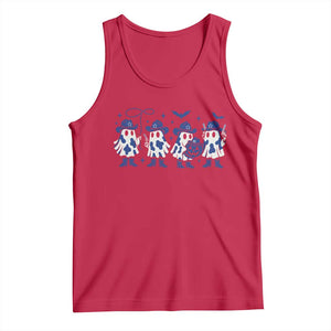 Dallas Ghost Halloween Tank Top Retro Halloween Costume Cowboy Fan TS10 Red Print Your Wear