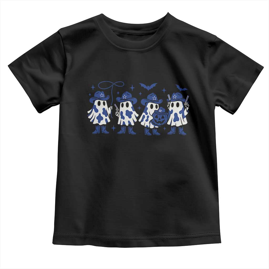 Dallas Ghost Halloween Toddler T Shirt Retro Halloween Costume Cowboy Fan TS10 Black Print Your Wear