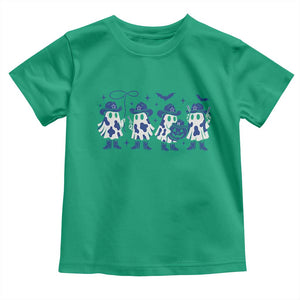 Ghost Halloween Toddler T Shirt Retro Halloween Costume Cowboy Fan TS10 Irish Green Print Your Wear