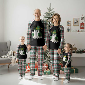Halloween Packers Ghost Plaid Pajama Set Pumpkin Ghost Costume Cheesehead TS10 Christmas Plaid Print Your Wear