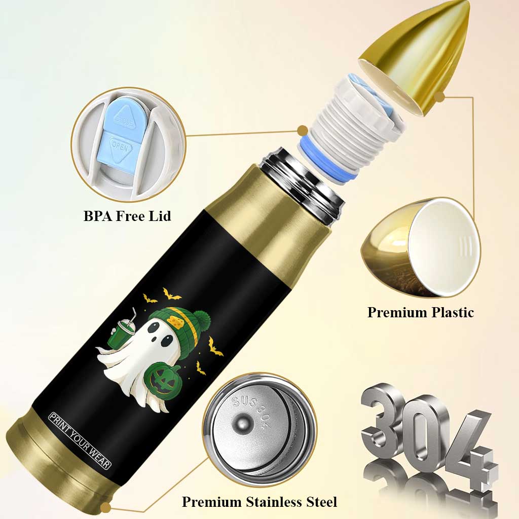 Halloween Packers Ghost Bullet Tumbler Pumpkin Ghost Costume Cheesehead TS10 Print Your Wear