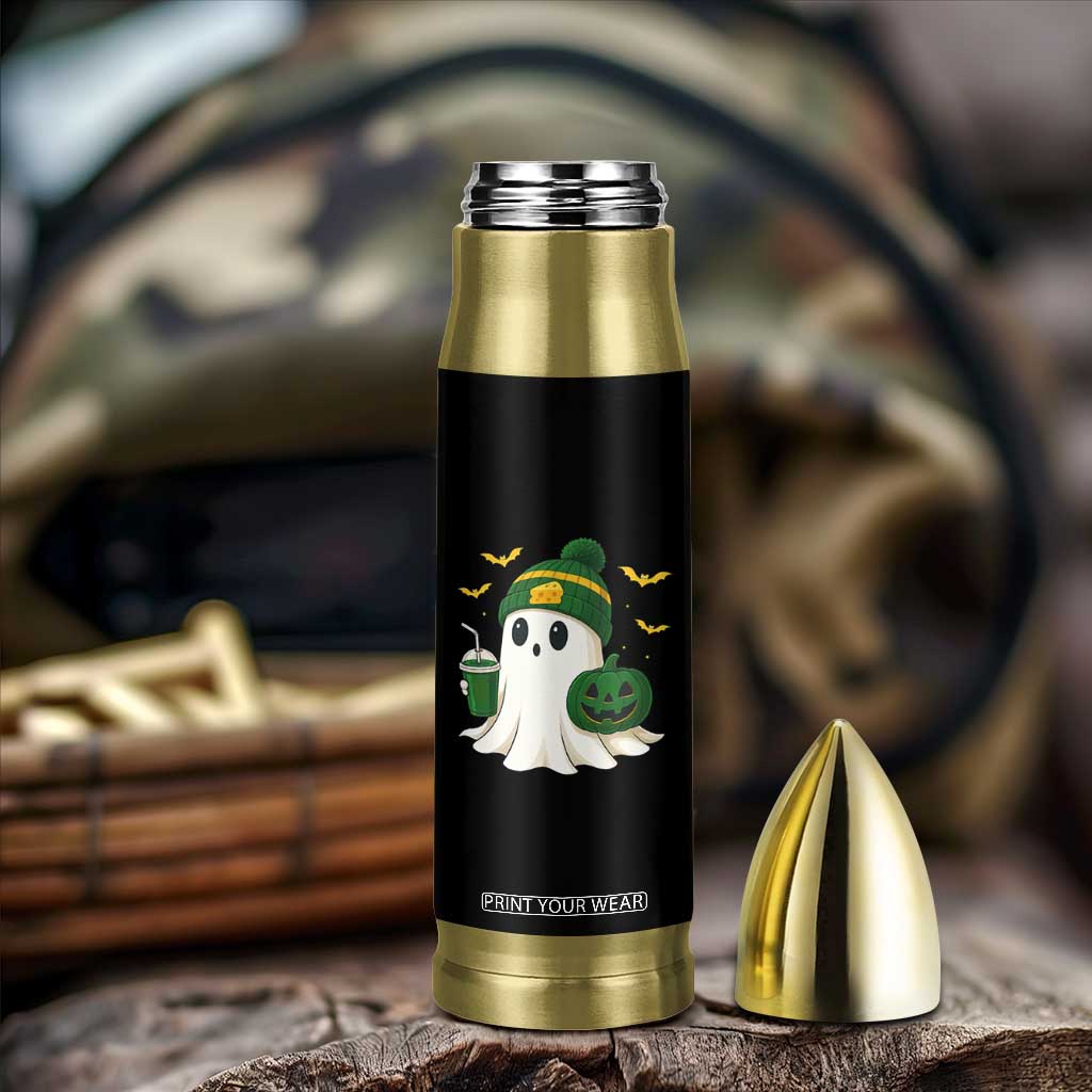 Halloween Packers Ghost Bullet Tumbler Pumpkin Ghost Costume Cheesehead TS10 Print Your Wear