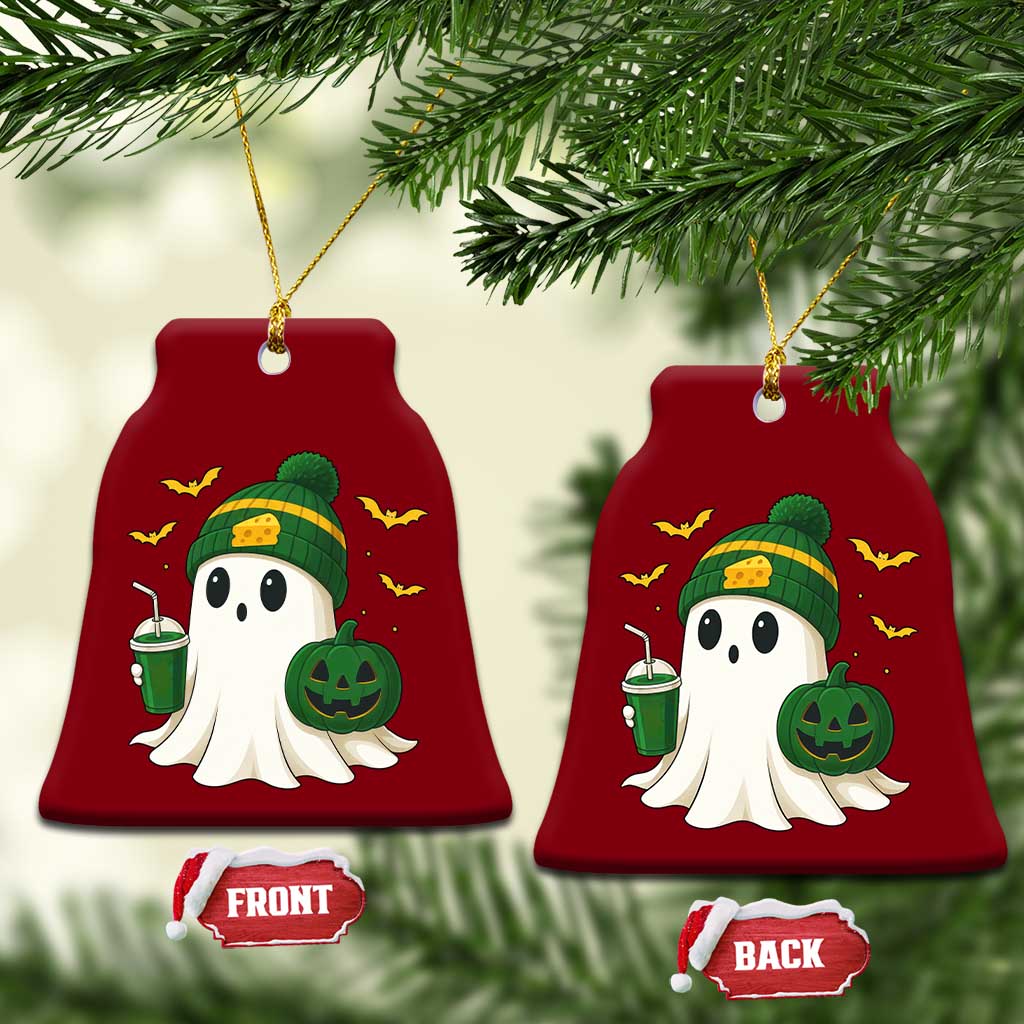 Halloween GB Ghost Ceramic Ornament Pumpkin Ghost Costume Cheesehead TS10 Print Your Wear