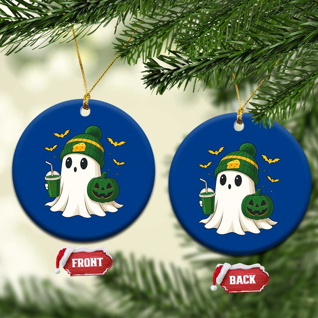 Halloween GB Ghost Ceramic Ornament Pumpkin Ghost Costume Cheesehead TS10 1pc Blue Print Your Wear