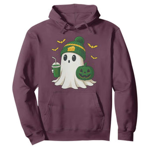 Halloween GB Ghost Hoodie Pumpkin Ghost Costume Cheesehead TS10 Maroon Print Your Wear