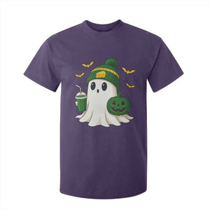 Halloween Packers Ghost T Shirt For Kid Pumpkin Ghost Costume Cheesehead TS10 Purple Print Your Wear