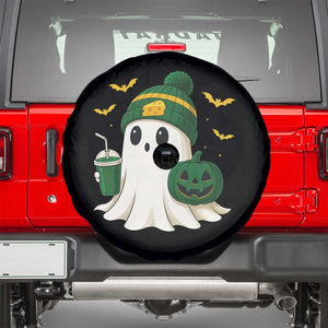 Halloween GB Ghost Spare Tire Cover Pumpkin Ghost Costume Cheesehead TS10 Black Print Your Wear