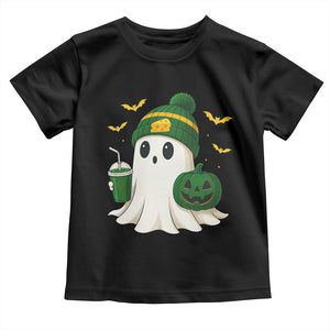 Halloween Packers Ghost Toddler T Shirt Pumpkin Ghost Costume Cheesehead TS10 Black Print Your Wear