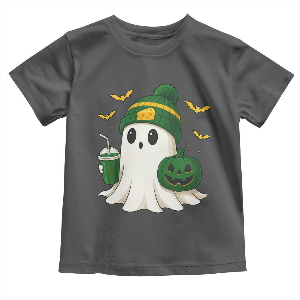 Halloween GB Ghost Toddler T Shirt Pumpkin Ghost Costume Cheesehead TS10 Dark Heather Print Your Wear