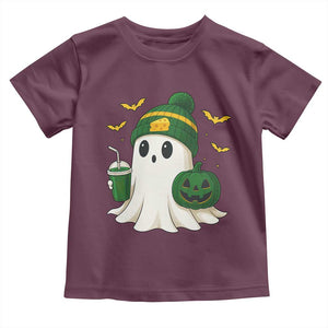 Halloween GB Ghost Toddler T Shirt Pumpkin Ghost Costume Cheesehead TS10 Maroon Print Your Wear