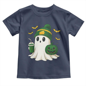 Halloween Packers Ghost Toddler T Shirt Pumpkin Ghost Costume Cheesehead TS10 Navy Print Your Wear