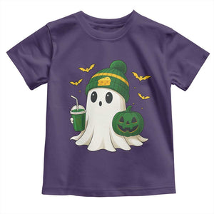 Halloween Packers Ghost Toddler T Shirt Pumpkin Ghost Costume Cheesehead TS10 Purple Print Your Wear
