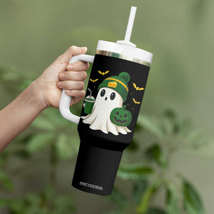 Halloween GB Ghost Tumbler With Handle Pumpkin Ghost Costume Cheesehead TS10 Print Your Wear
