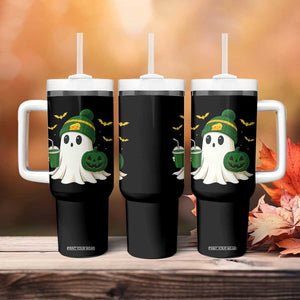 Halloween GB Ghost Tumbler With Handle Pumpkin Ghost Costume Cheesehead TS10 Print Your Wear