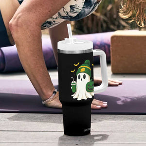 Halloween GB Ghost Tumbler With Handle Pumpkin Ghost Costume Cheesehead TS10 Print Your Wear
