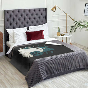 Philadelphia Ghost Halloween Throw Blanket Retro Halloween Costume Philadelphia Fan TS10 Print Your Wear